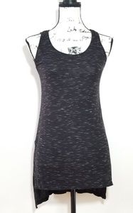 J.O & Co Sleeveless grey/black/white specks top